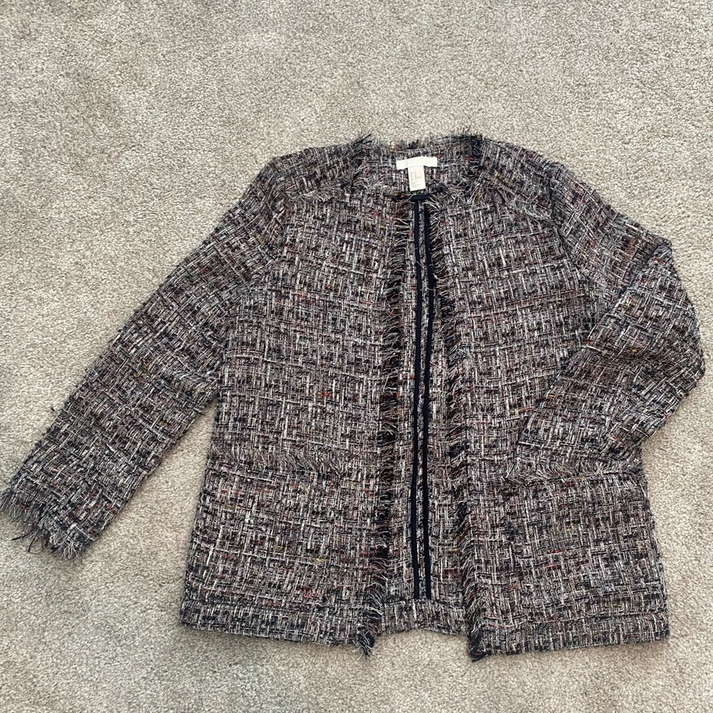 H&M Shimmering Tweed-like Jacket - Picture 5 of 9